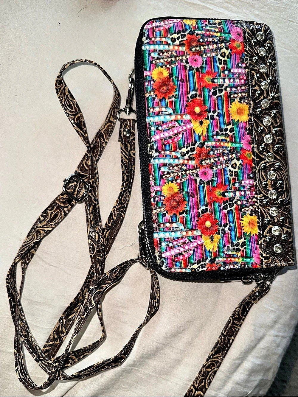 35-SERAPE-CACTUS-BAG-WALLET-SET - Picture 4 of 9